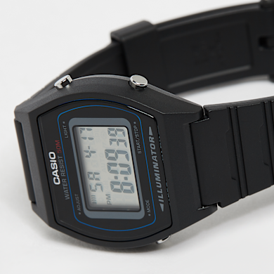 Casio Vintage Montre Mixte Résine Noire W-202-1AVEF