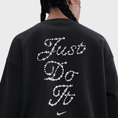 Nike Sportswear Phoenix Fleece Oversized Crew noir | IR3606-010