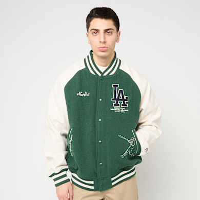 New Era MLB Varsity Jacket Los Angeles Dodgers groen | 60771570