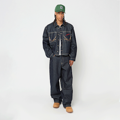 トップス karl kani-jeans 90s Karl Kani Jeans Rinsed Relaxed Baggy Jeans azul | KM261-014-1 | SNIPES