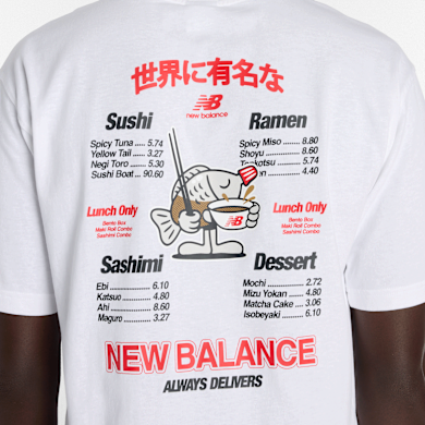 New Balance Ramen T-Shirt blanco | MT61H51D_WT | SNIPES