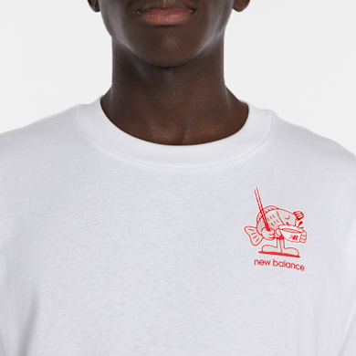 New Balance Ramen T-Shirt blanco | MT61H51D_WT | SNIPES