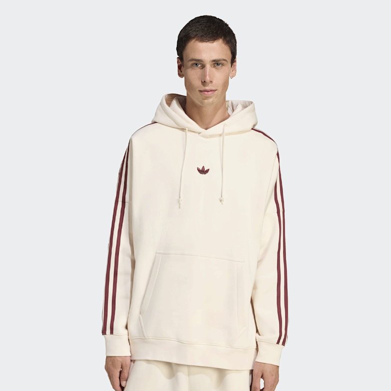 adidas Originals Graphic Fleece Loose Hoodie beige | KE0158 | SNIPES