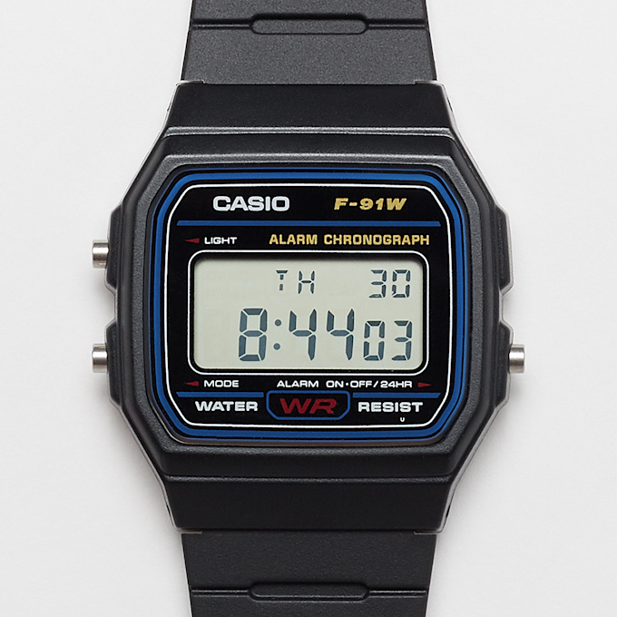 CASIO Casio Watch F-91W-1YEG nero 1721 1