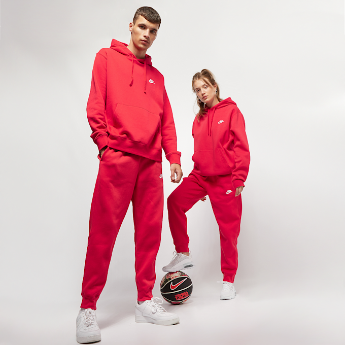 Nike Sportswear Club Fleece Hoodie rojo 1961 4