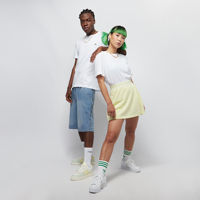 Lacoste Short Sleeved Crew Neck biały 2000 4