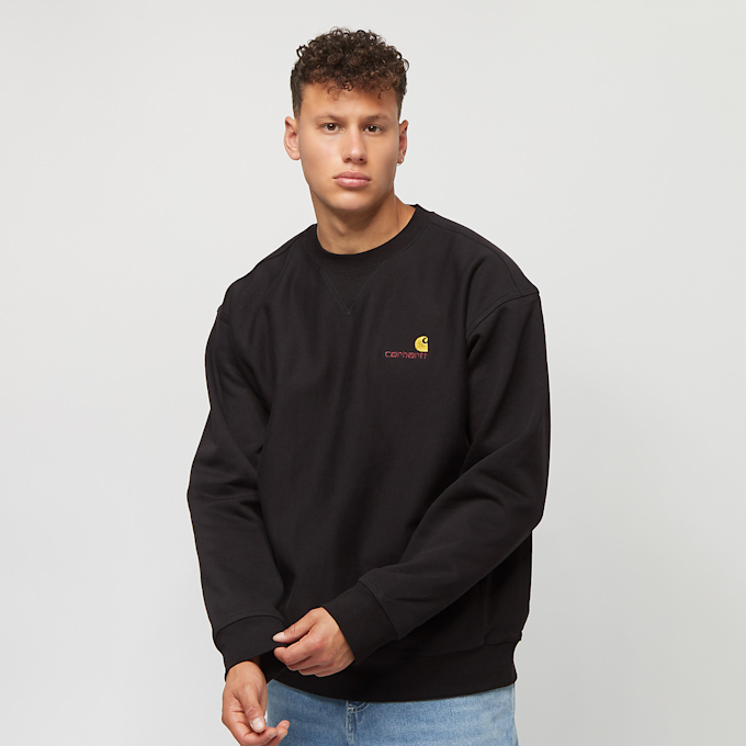 Carhartt WIP American Script Sweatshirt negro 105 1