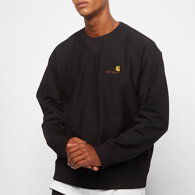 Carhartt WIP American Script Sweatshirt zwart 105 5