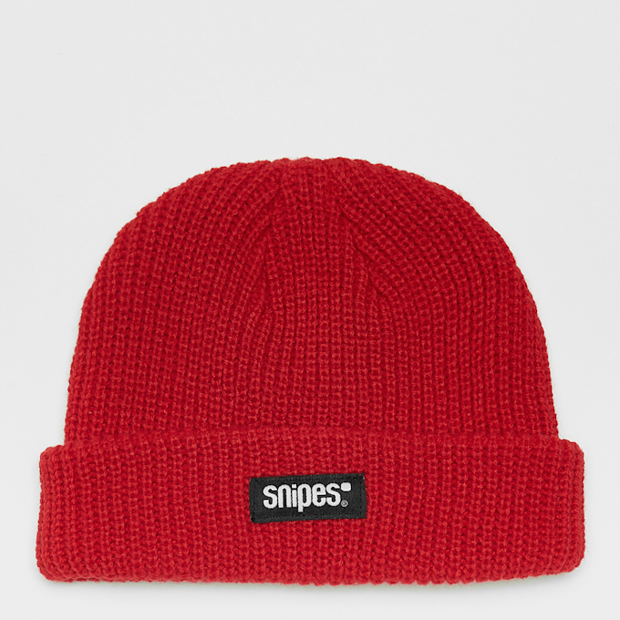 SNIPES Woven Laben Fisherman Beanie red rosso 46850 1