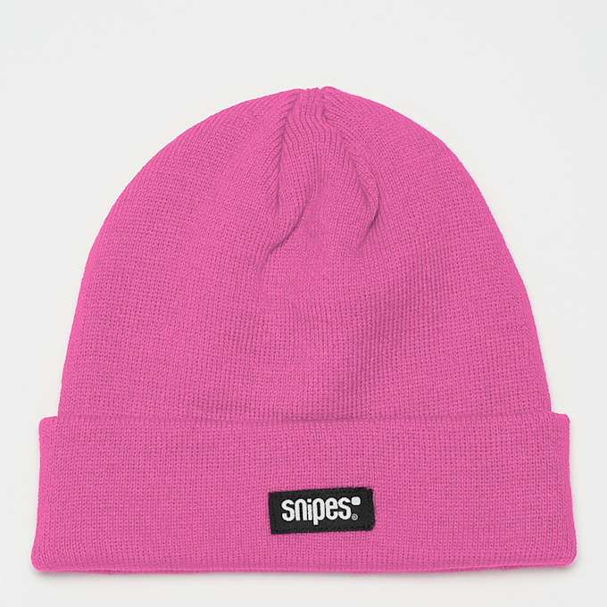 SNIPES Woven Label Beanie różowy 40982 1