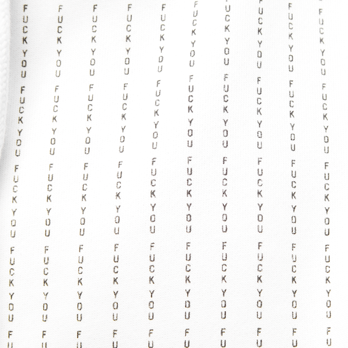 Mister Tee F.CK YOU Hoodie bianco 177 5