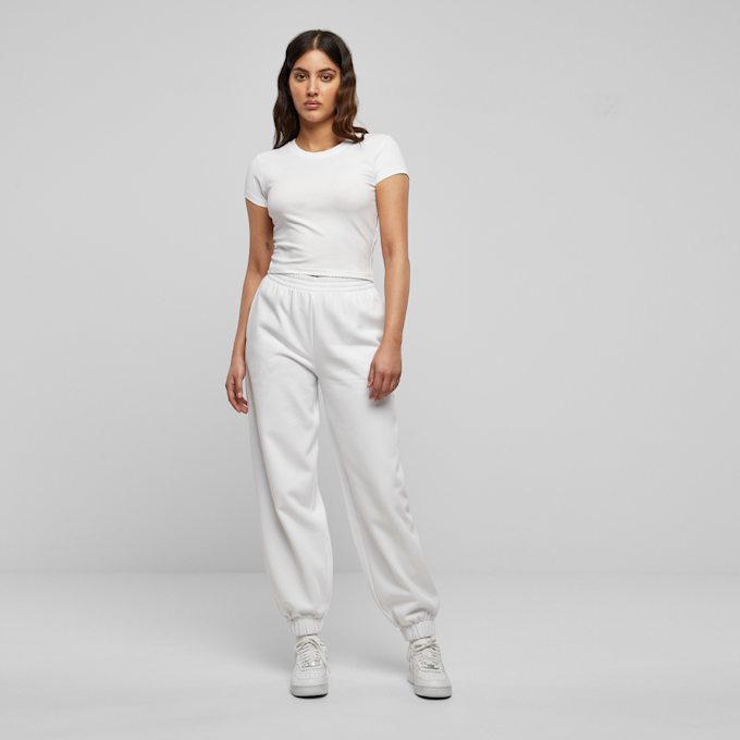 Urban Classics Stretch Jersey Cropped Tee biały 92778 3