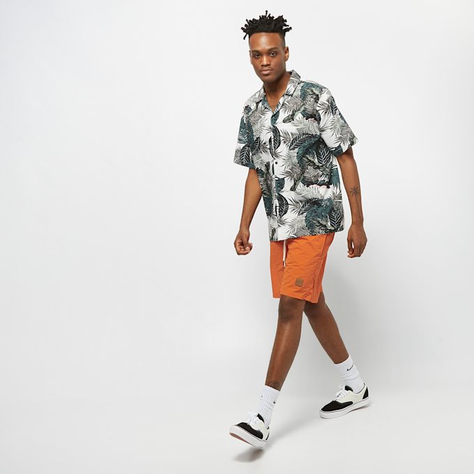 Urban Classics Block Swim Shorts rust orange laranja 40729 6