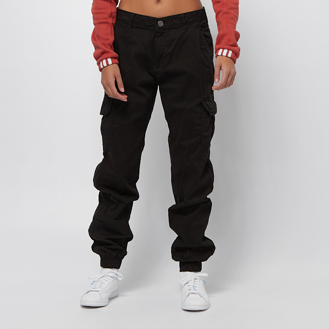 Urban Classics High Waist Cargo Pants czarny 302 1
