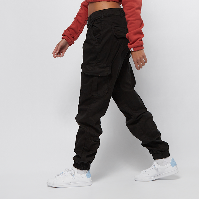 Urban Classics High Waist Cargo Pants crna 302 2