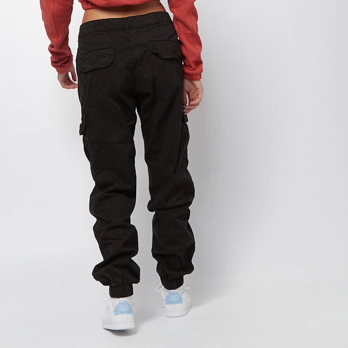 Urban Classics High Waist Cargo Pants zwart 302 3