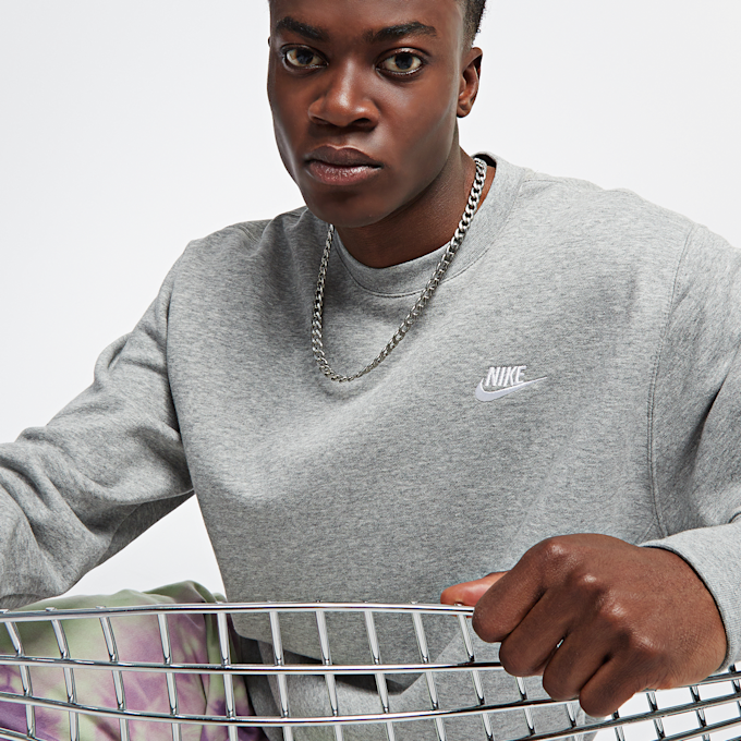 Nike Sportswear Club Fleece Crew cinzento 312 3