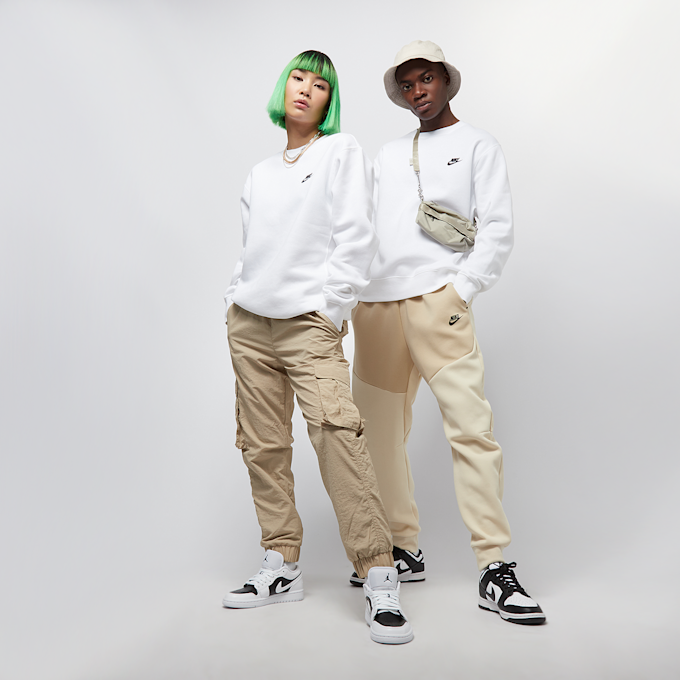Nike   Sportswear Club Fleece Crew branco 313 4