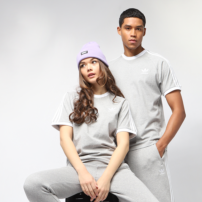 adidas Originals 3-Stripes Tee medium grey heather gris 41033 1