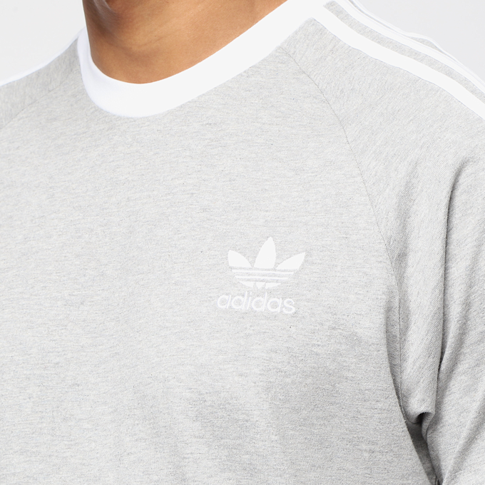 adidas Originals 3-Stripes Tee medium grey heather siva 41033 4