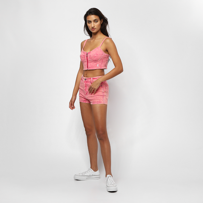 Karl Kani KK Retro Denim Shorts purple rose 95076 7