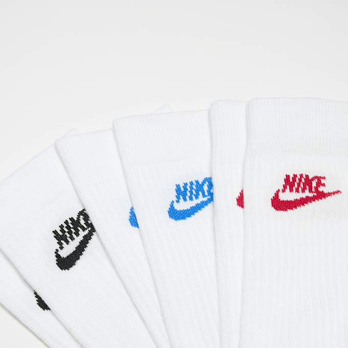 Nike 3 PACK - Sportswear Everyday Essential Crew Socks blanco 388 2