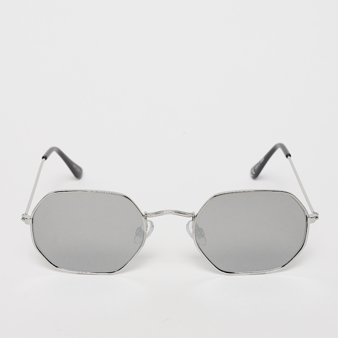 SNIPES Occhiali da sole quadrati - argento, grigio nero 440 1