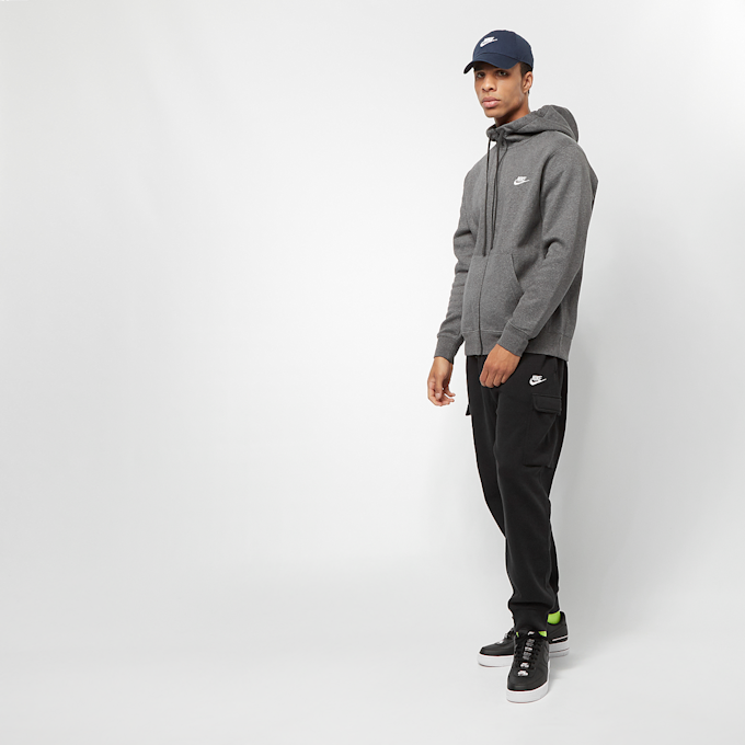 Nike   Club Hoodie Full Zip gris 489 5