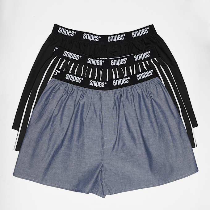 SNIPES 3 PACK - Woven Rubber wielokolorowy 557 1