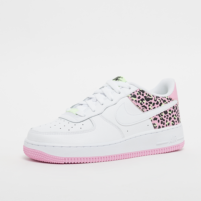 Nike Air Force 1 '07 white/white/pink rise/barely volt blanc 106632 2
