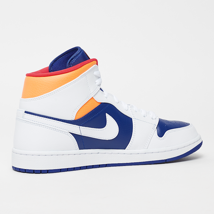 Jordan Air Jordan 1 Mid white/laser orange/deep royal blue weiß 48759 3