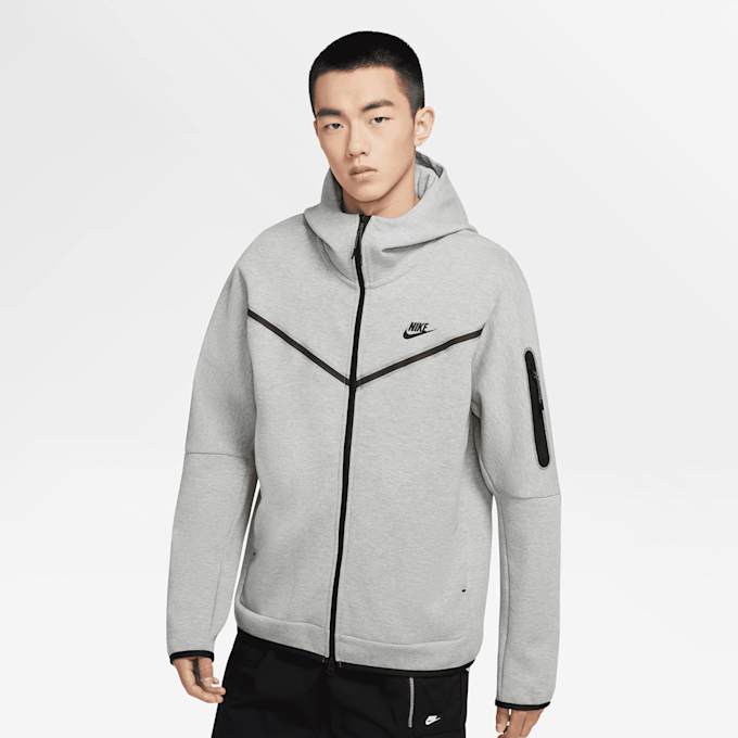 Nike Sportswear Tech Fleece Full-Zip Hoodie cinzento 587 1
