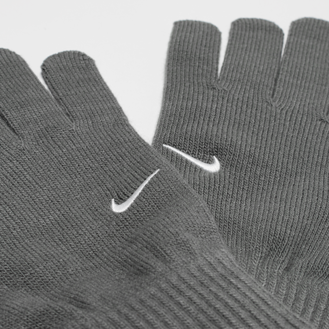 Nike   Swoosh Knit Gloves 2.0 grijs 601 2