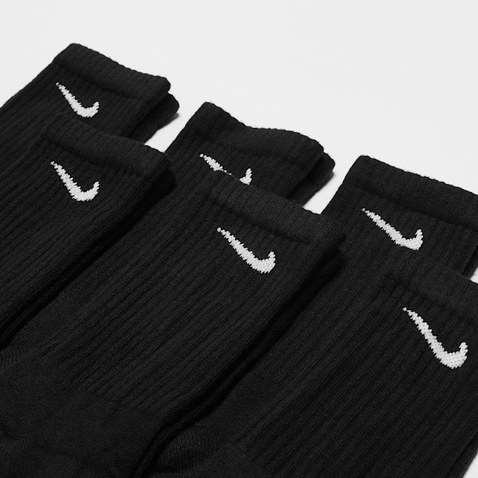 Nike   6 PACK - Everyday Cushioned Training Crew Socks negro 715 2