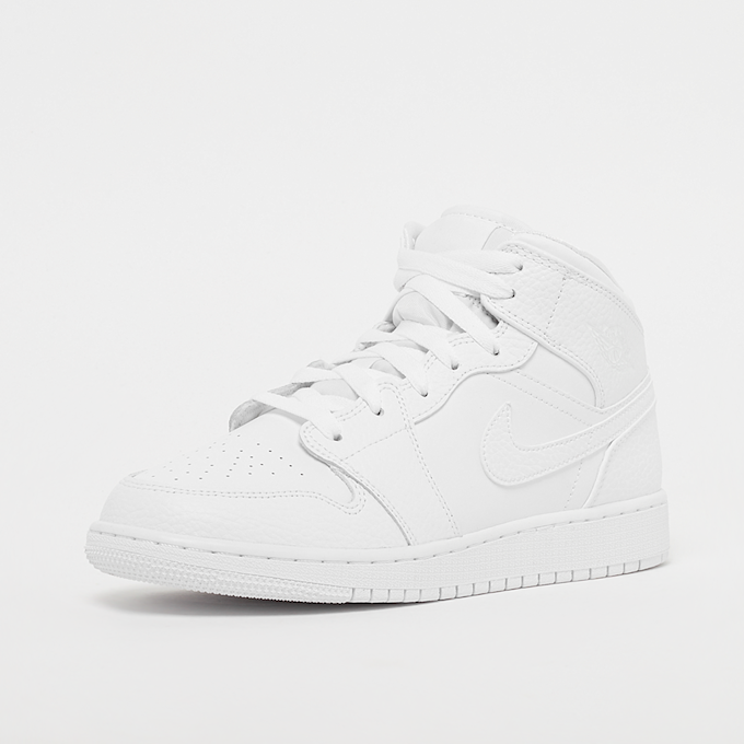 Jordan Air Jordan 1 Mid  (GS) blanc 812 2