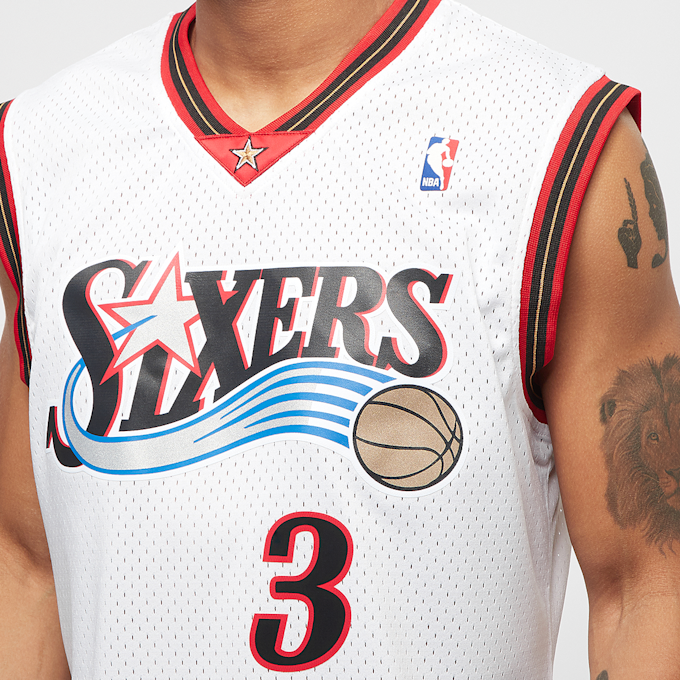 Mitchell & Ness NBA Swingman Jersey Philadelphia 76ers 2000-01 Allen Iverson branco 968 2