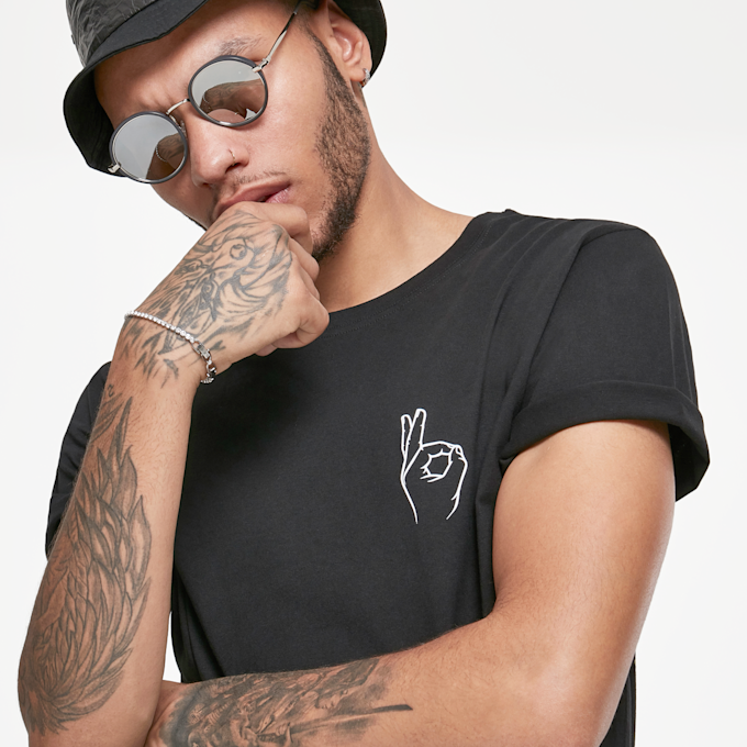 Mister Tee Easy Tee schwarz 992 3