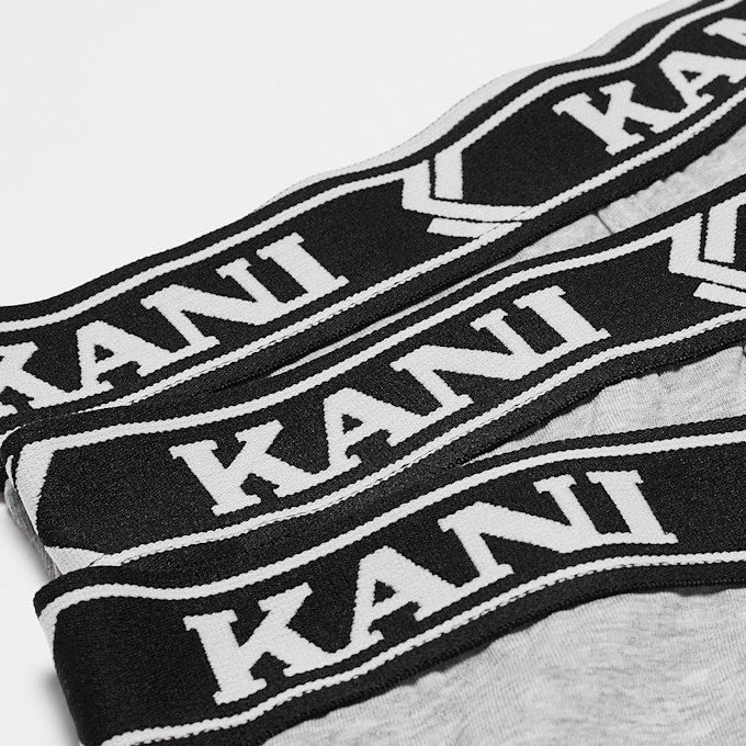 Karl Kani KK 3-Pack Boxer Retro Tape Essential ash grey grigio 40754 2