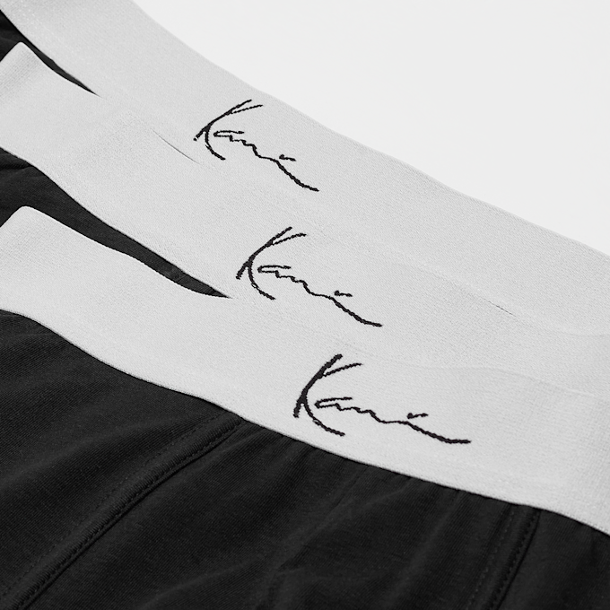 Karl Kani KK 3-Pack Boxer Briefs Small Signature Essential black negro 40760 2