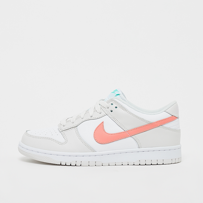 Nike   Nike Dunk Low white/crimson bliss/platinum tint wit 106633 1