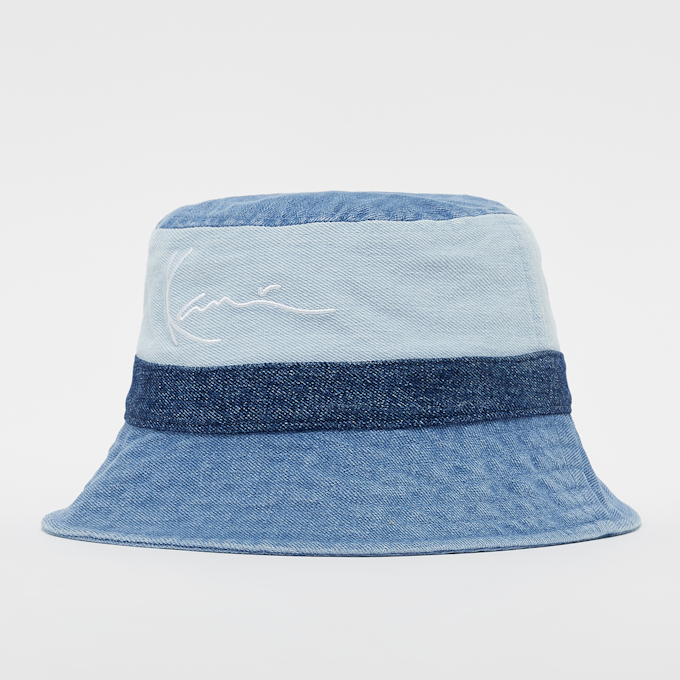 Karl Kani KK Signature Block Denim Bucket Hat blue blauw 97161 1