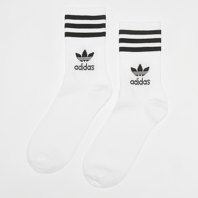 adidas Originals adicolor Mid Cut Crew Sokken (5 Paar) wit 2404 1