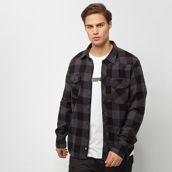 Brandit Check Shirt noir 2408 1