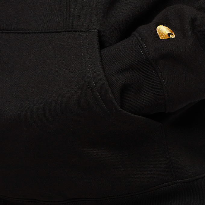 Carhartt WIP Chase Neck Zip Sweatshirt zwart 2612 3