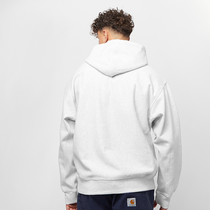 Carhartt WIP Hooded American Script Sweatshirt grau 2618 2