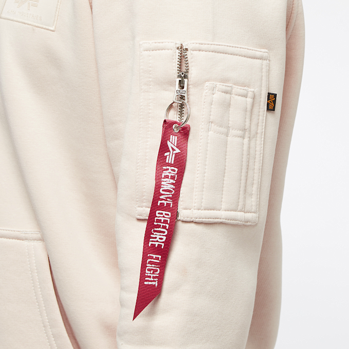 Alpha Industries Back Print Hoody blanco 2860 4