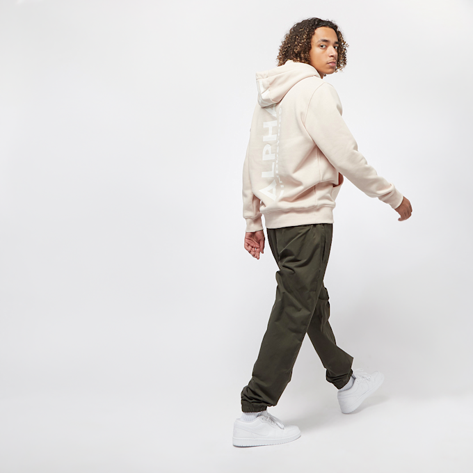 Alpha Industries Back Print Hoody weiß 2860 5