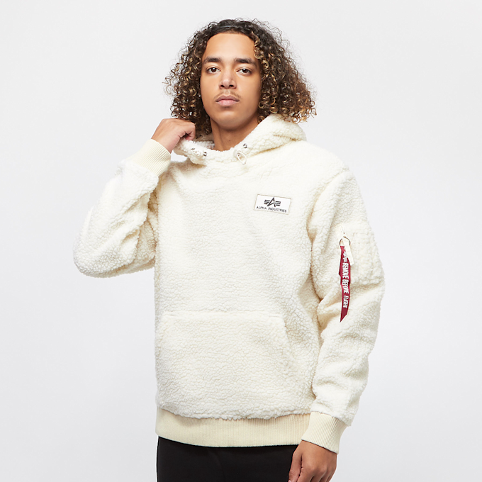Alpha Industries Teddy Hoody weiß 2863 1
