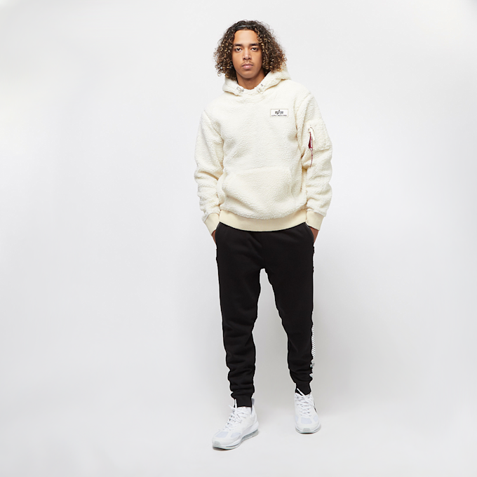 Alpha Industries Teddy Hoody bianco 2863 5