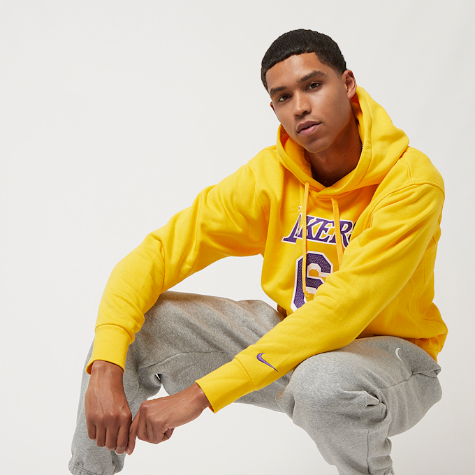 Nike NBA LA Lakers Pullover Fleece Essential jaune 3005 1